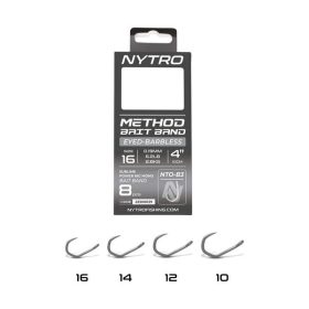   NYTRO NTO-B3 ELŐKÖTÖTT SZAKÁLL NÉLKÜLI CSALIGYŰRŰS METHOD ELŐKE 10 CM 12/0,23MM