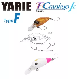 YARIE 675 T-CRANKUP JR TYPE F 28mm 1.8gr C25 Siro Pino