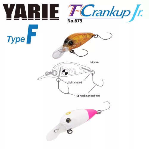 YARIE 675 T-CRANKUP JR TYPE F 28mm 1.8gr C25 Siro Pino