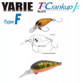   YARIE 675 T-CRANKUP JR TYPE F 28mm 1.8gr C33 Kurokin Yamame MG