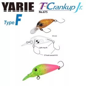 YARIE 675 T-CRANKUP JR TYPE F 28mm 1.8gr C34 Go Go Chart