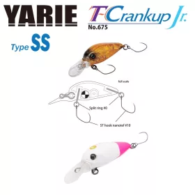 YARIE 675 T-CRANKUP JR TYPE SS 28mm 2.1gr C25 Siro Pino