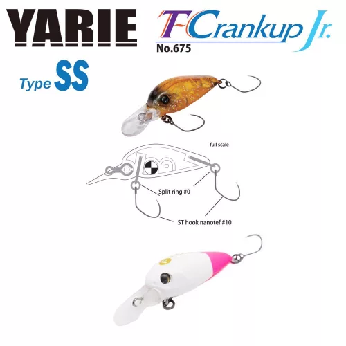 YARIE 675 T-CRANKUP JR TYPE SS 28mm 2.1gr C25 Siro Pino
