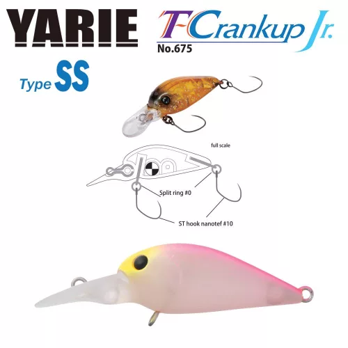 YARIE T-CRANKUP JR 675 TYPE SS 28mm 2.1gr C4 Stubakihime