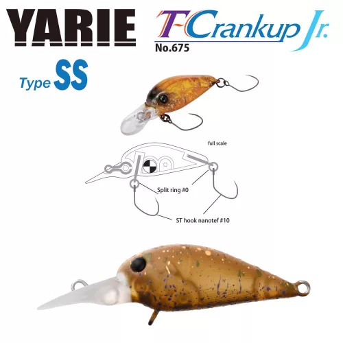 YARIE T-CRANKUP JR 675 TYPE SS 28mm 2.1gr C5 Mastupele