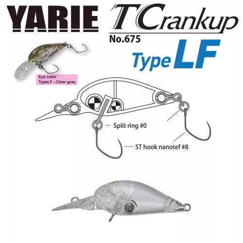 YARIE T-CRANKUP 675 TYPE LF 35mmm 2.6gr C1 Clear