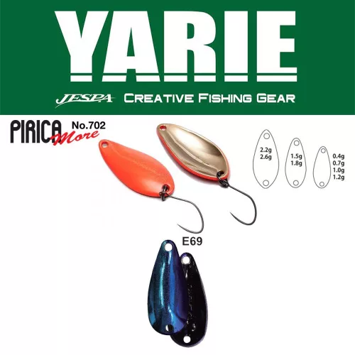YARIE 702 PIRICA MORE 2.2gr E69 Fire Blue