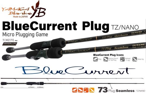 YAMAGA BLUE CURRENT 73PLUG SEAMLESS TZ-NANO 2.22m 1.5-6gr Fuji Titanium Torzite