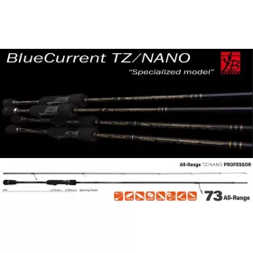   YAMAGA BLUE CURRENT 73ALL RANGE TZ-NANO PROFESSOR 2.22m 0.5-12gr Fuji Titanium Torzite