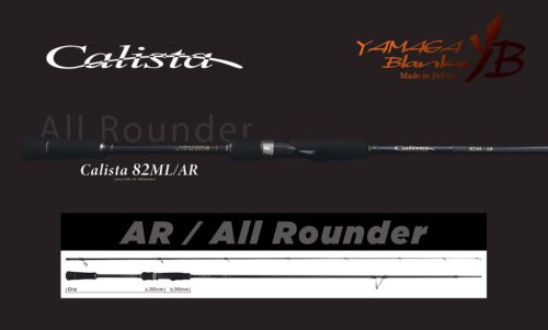 YAMAGA CALISTA 82ML/AR ALL ROUNDER 2.496m 22gr Fuji Titanium Torzite