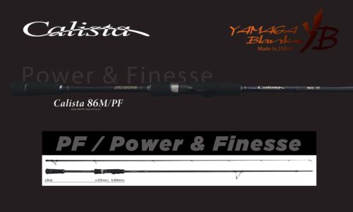 YAMAGA CALISTA 86M/PF POWER FINESS 2.573m 28gr Fuji Titanium Torzite